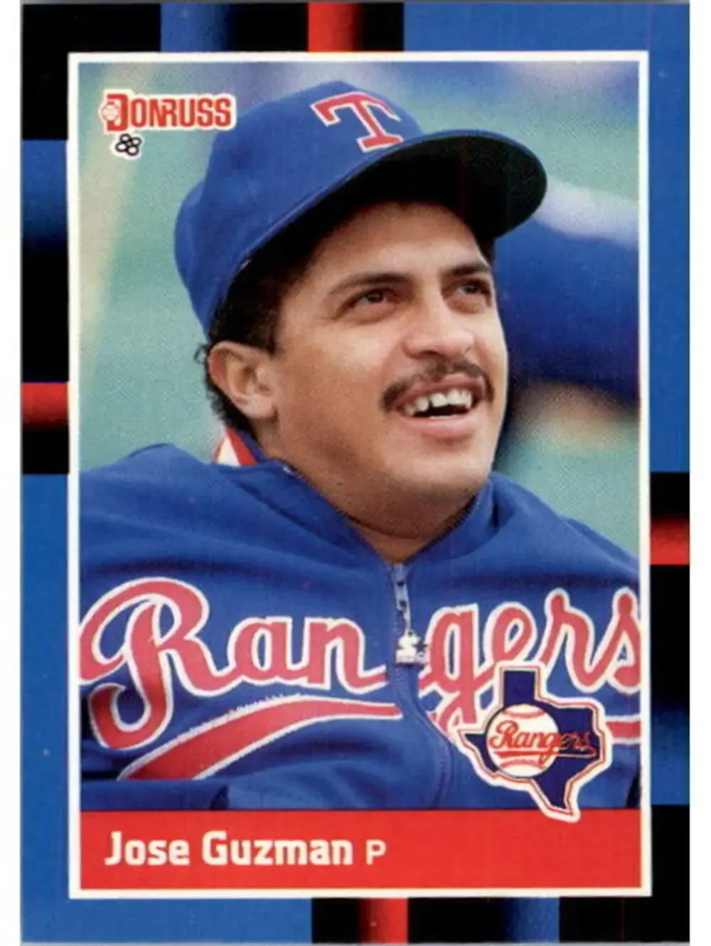 1988 Jose Guzman Donruss Baseball Card #136